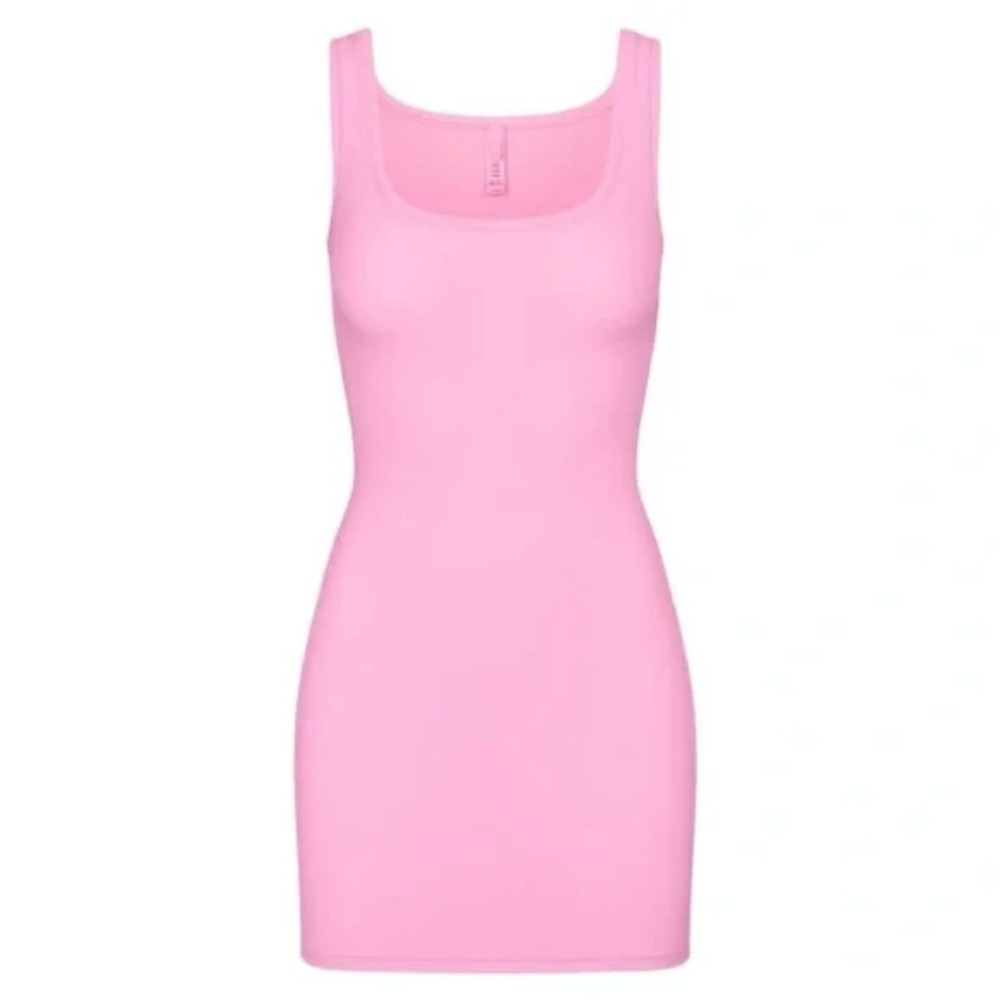 SKIMS | SOFT LOUNGE MINI DRESS | COTTON CANDY | Sz S